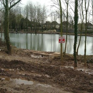 Lliswerry Pond, Dredging, footpaths & Lanscaping